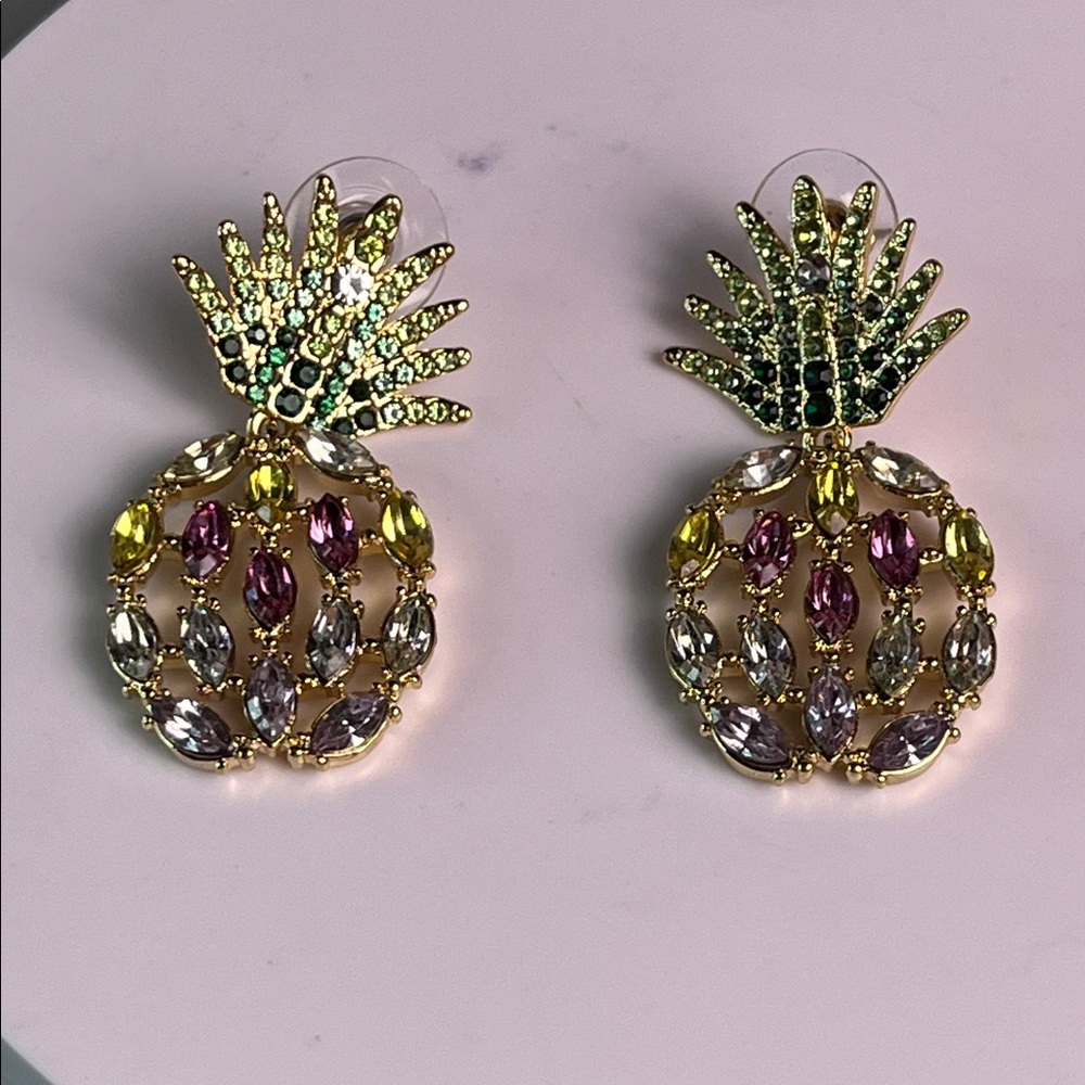 Pineapple Shaped Multicolor Earrings - image 4